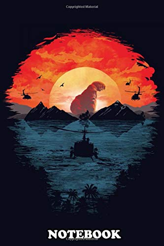 Notebook: Skull Island , Journal for Writing, College Ruled Size 6" x 9", 110 Pages Books