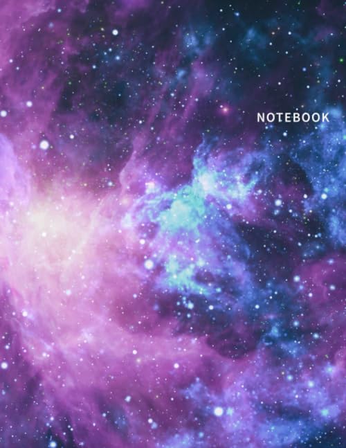 Galaxy Notebook: College Ruled Notebook - Large (8.5 x 11 inches) | 120 Pages | College Ruled Composition Notebook | Space Galaxy Natural Sciences