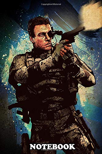 Notebook: Van Damme , Journal for Writing, College Ruled Size 6" x 9", 110 Pages Books