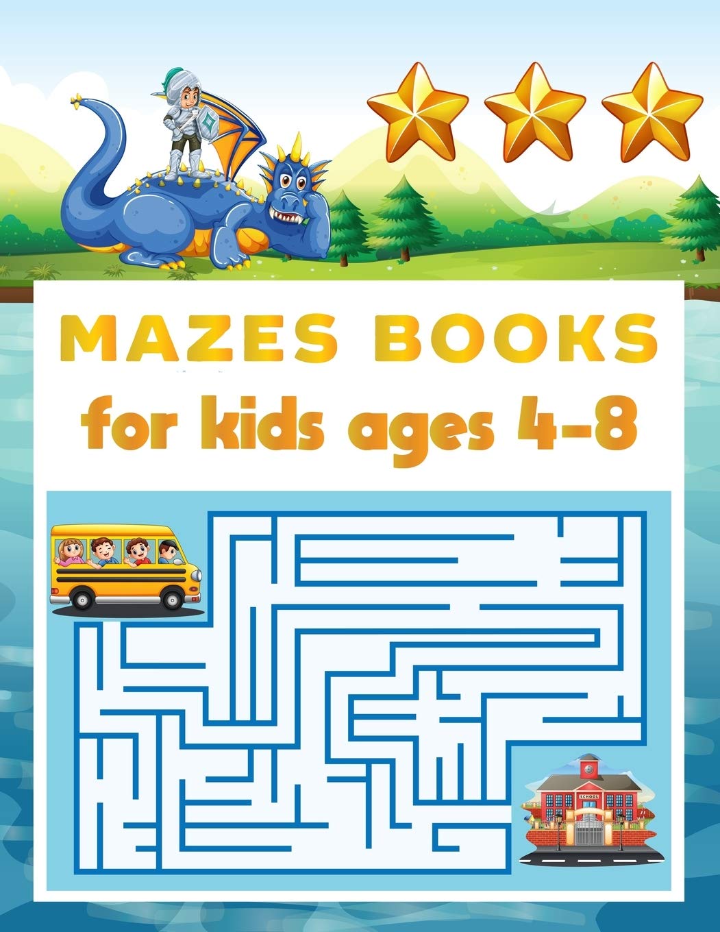 Mazes books for kids ages 4-8: An Cute Mazes Activity Book for Kids (Mazes Books for Kids) Novels & Short Stories