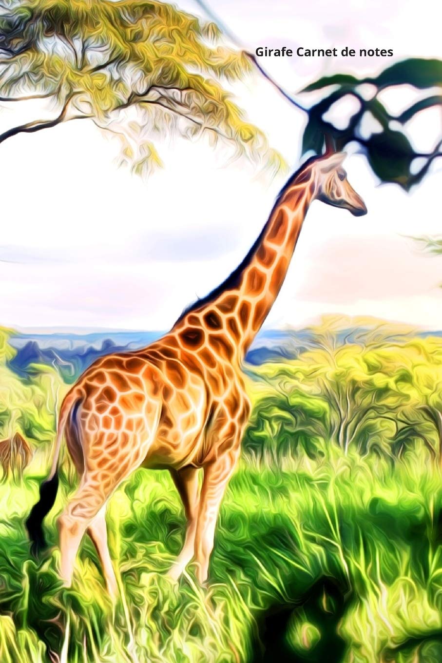 Girafe Carnet de notes: Journal A5 ligné original de 119 pages- Une belle idée de cadeau pour les amoureux des animaux Mathematics