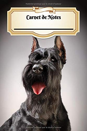 Carnet De Notes: Schnauzer | Chiot ou Chien | A5 139 Pages Avec Papier Pointillé | Bullet Journal | Art Notes | Cahier | Dotted Journal | Notebook | Espace pour votre nom, classe, cours Pets