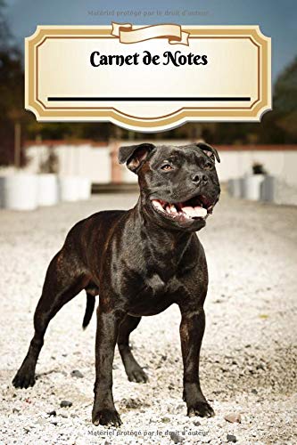 Carnet De Notes: Pit Bull | Chiot ou Chien | A5 139 Pages Avec Papier Pointillé | Bullet Journal | Art Notes | Cahier | Dotted Journal | Notebook | Espace pour votre nom, classe, cours Pets