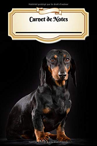 Carnet De Notes: Teckel | Chiot ou Chien | A5 139 Pages Avec Papier Pointillé | Bullet Journal | Art Notes | Cahier | Dotted Journal | Notebook | Espace pour votre nom, classe, cours Pets