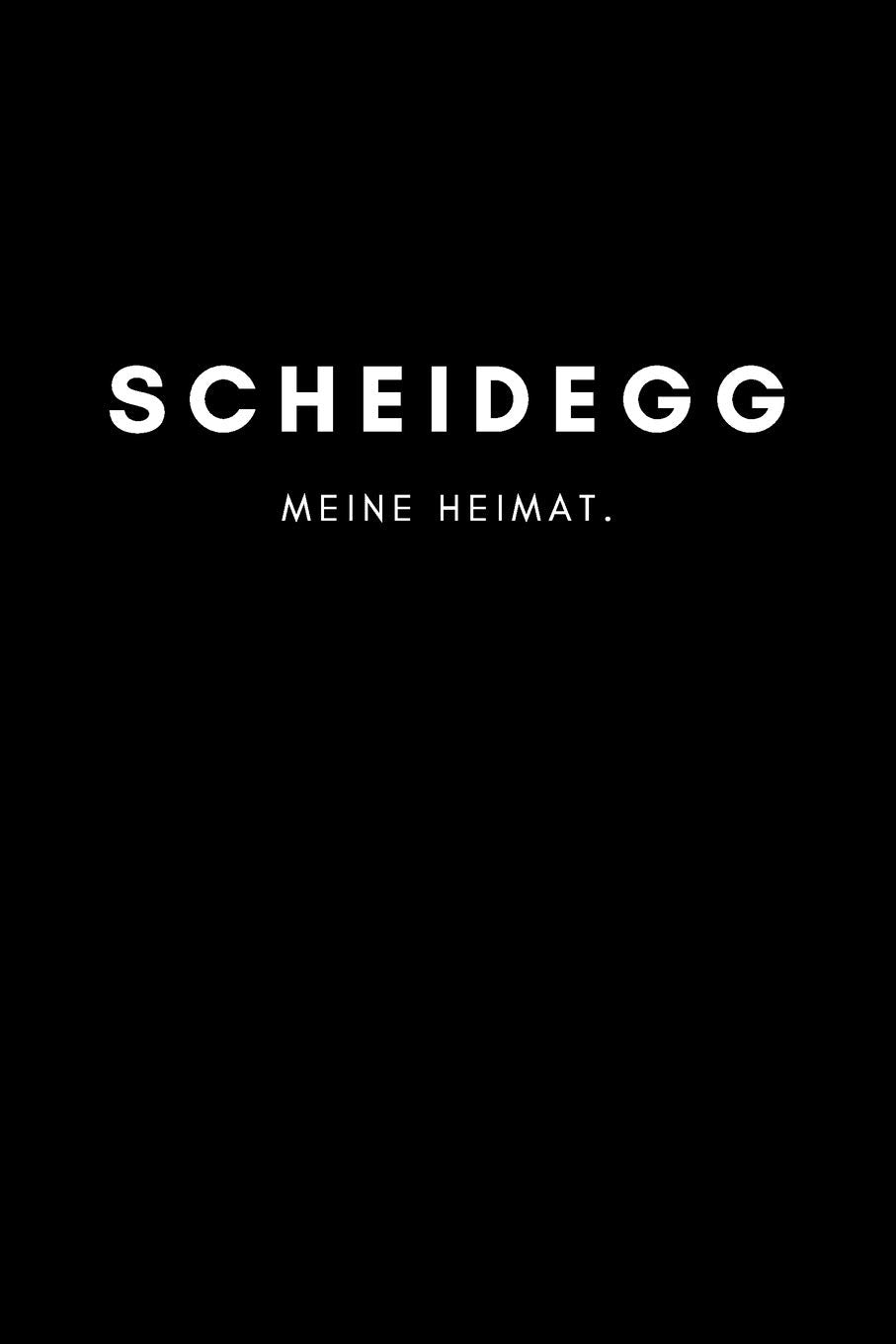 Scheidegg: Notizbuch, Notizblock, Notebook | Punktraster, Punktiert, Dotted | DIN A5 (6x9 Zoll), 120 freie Seiten | Notizen, Termine, Ideen, Skizzen, ... | Deine Stadt, Dorf, Region, Liebe und Heimat Books