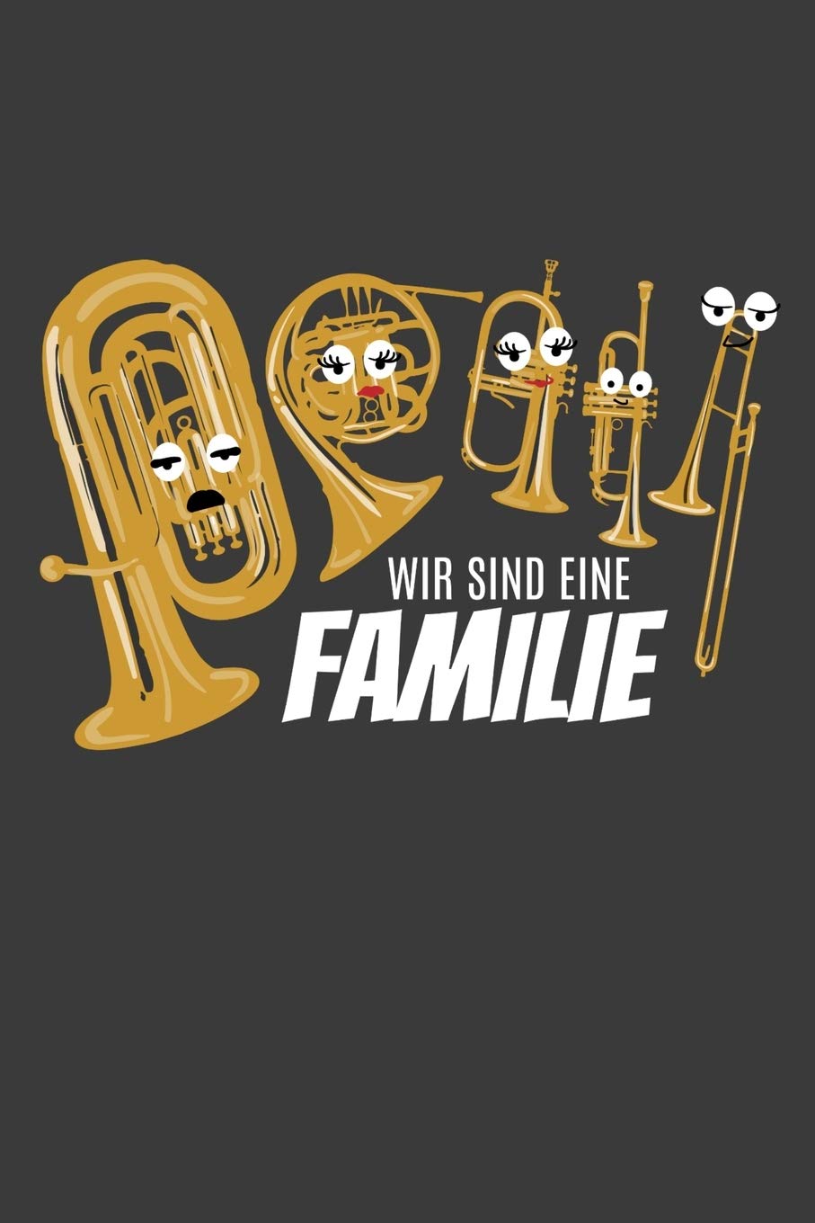 Wir sind eine Familie: Linierter DinA 5 Jahres-Kalender 2020 für Musikerinnen und Musiker Terminplaner Musik Kalender Books