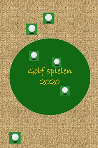 Golf spielen 2020: Golfkalender für Frauen 2020 Turniere Spielzeiten Training Geschenk Cover im Gewebe Look Health, Nutrition & Fitness