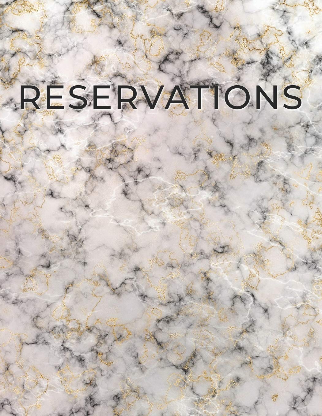 366 Days Restaurant Reservations Book: With 366 undated pages perfect for 2020 - Guest Booking Diary & Hostess Table Log Journal with Beautiful Cover with white marble design. Business, Finance & Career
