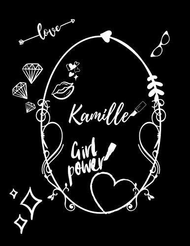 Kamille: Vintage Pin Up Style Personalised Large Notebook/Diary/Journal For Women & Girls (110 Pages, in Lines, 8.5x11) (Names, Band 1) Business, Finance & Career