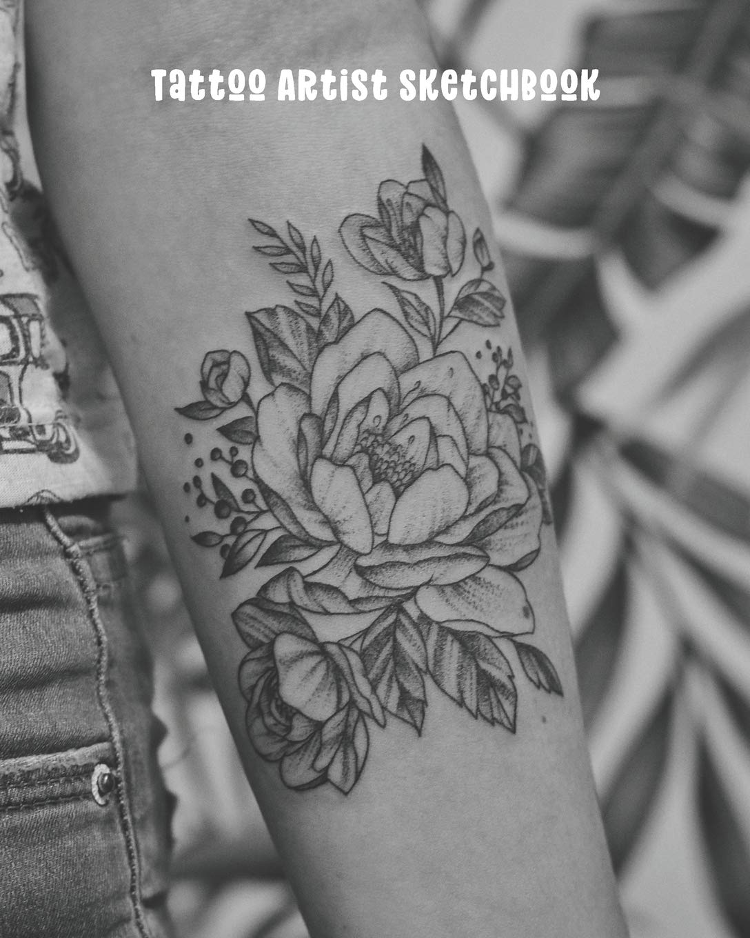 Tattoo Artist Sketchbook: Floral Design Film, Art & Culture