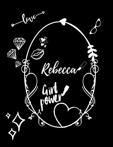 Rebecca: Vintage Pin Up Style Personalised Large Notebook/Diary/Journal For Women & Girls (110 Pages, in Lines, 8.5x11) (Names, Band 1) Business, Finance & Career