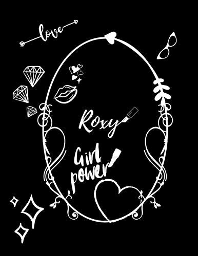 Roxy: Vintage Pin Up Style Personalised Large Notebook/Diary/Journal For Women & Girls (110 Pages, in Lines, 8.5x11) (Names, Band 1) Business, Finance & Career