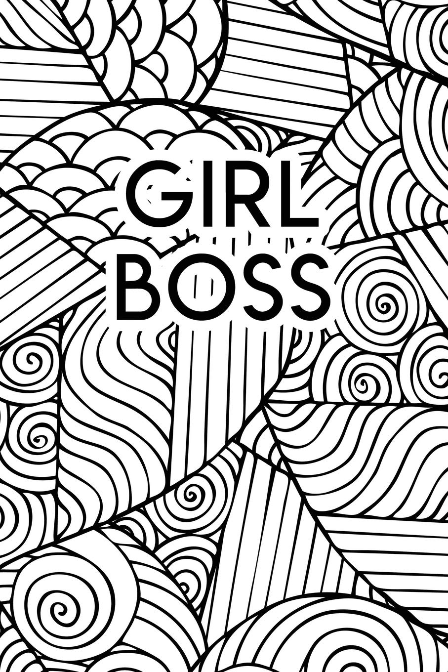 Girl Boss: 110 Blank Lined College Ruled Journal for Women Books