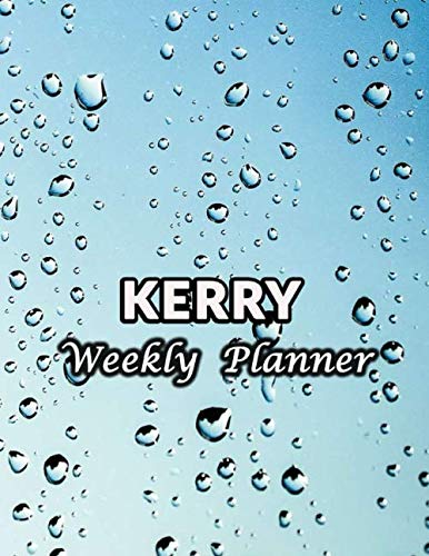 Kerry Weekly Planner: Personalized Custom Name or Family Name 52 Weeks Undated Notebook with To-Do List and Notes Daily Organizer Appointment Book ... Men Women Boys Girls Cute Marble Cover Print Books