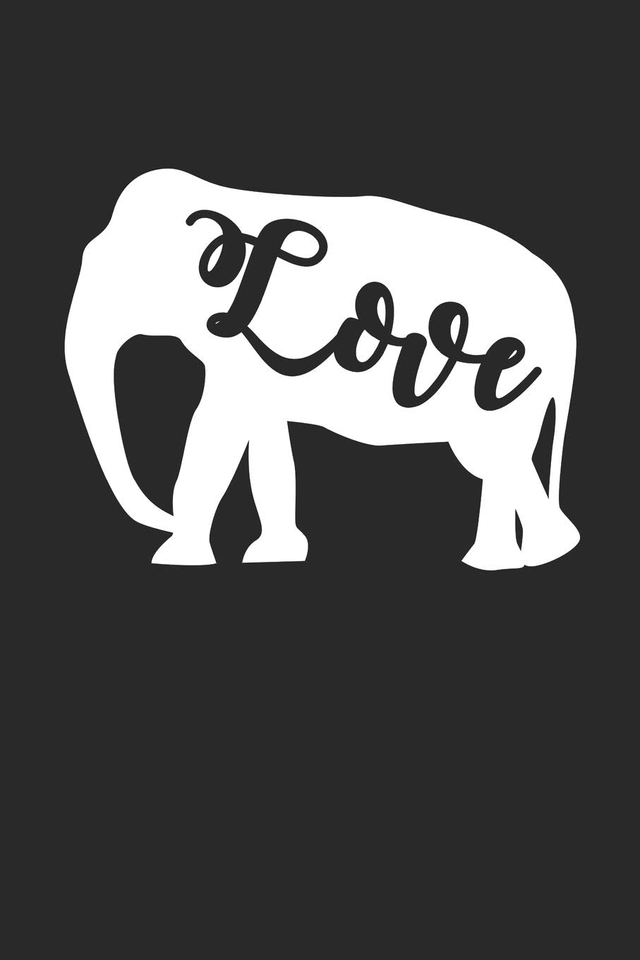 Love Elephants Notebook - Elephant Gift - Vintage Elephant Lover Journal - Animals Diary for Elephant Lovers Zookeepers And Animal Attendants: Medium ... Diary, 110 page, Lined, 6x9 (15.2 x 22.9 cm) Books