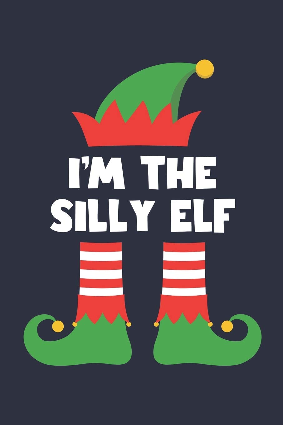 Silly Elf Notebook - Funny Christmas Gift for Silly Diary - Family Xmas Holiday Journal: Medium College-Ruled Journey Diary, 110 page, Lined, 6x9 (15.2 x 22.9 cm) Books