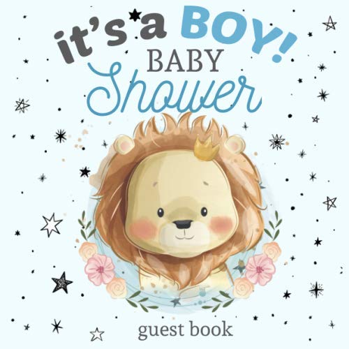 It’s a Boy Baby Shower Guest Book: Welcome Baby Guest Message Book with Tropical Elephant Theme ; Memory Keepsake With Formatted Lined Pages ; Photo ... ; Advices for Parents and Wishes for Baby Parents & Children