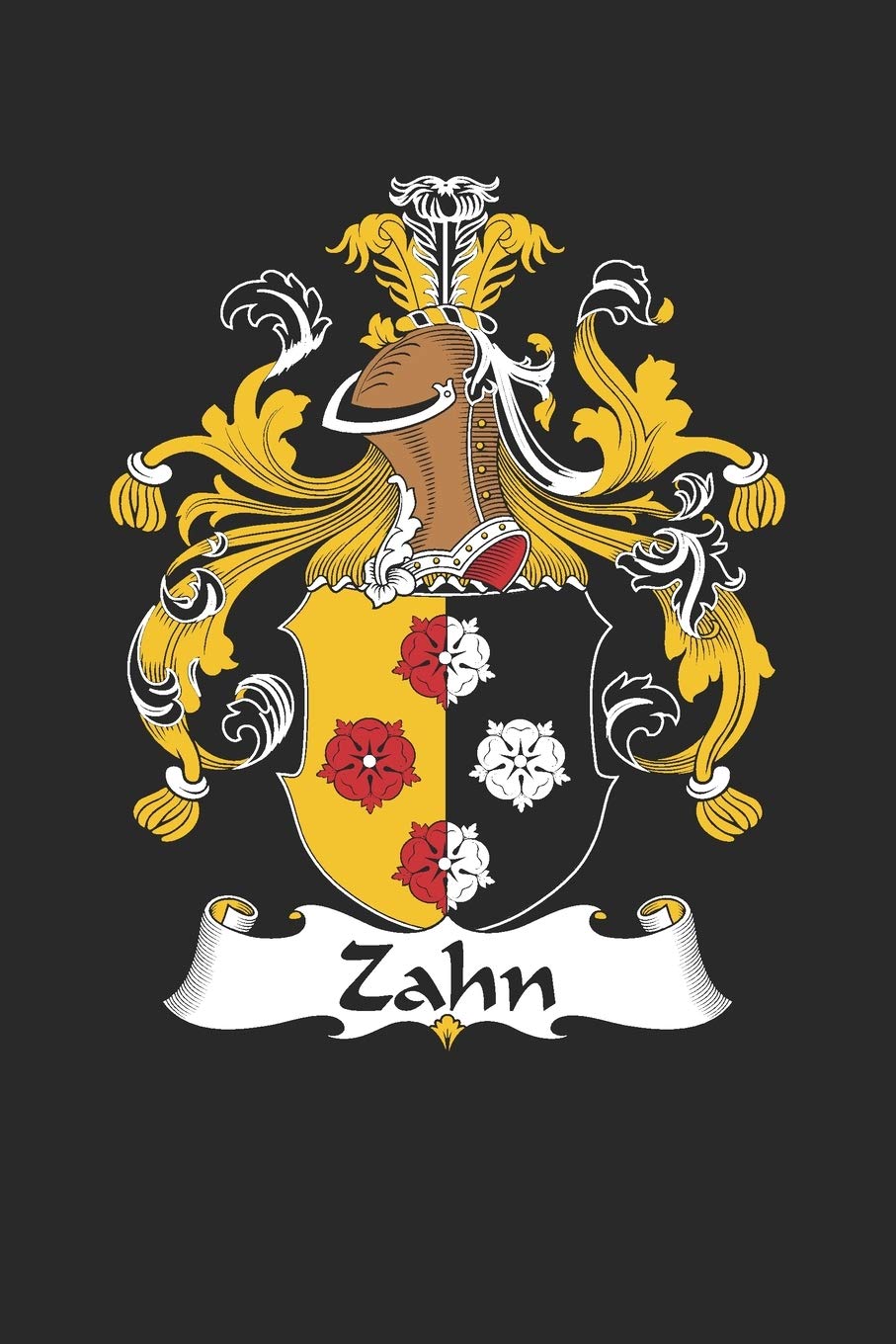 Zahn: Zahn Coat of Arms and Family Crest Notebook Journal (6 x 9 - 100 pages) Essays & Short Stories