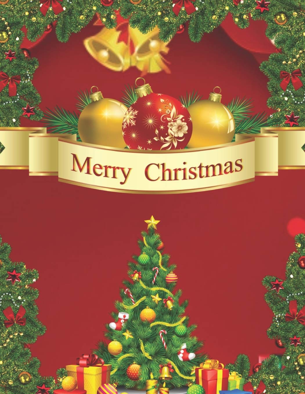 Merry Christmas: An Adult Coloring Book with Fun, Easy, and Relaxing Designs Non-fiction
