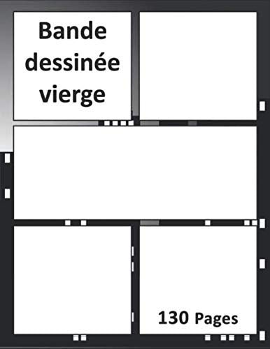 Bande dessinée vierge: 130 pages Manga