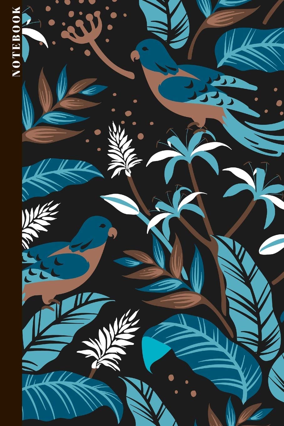 Notebook: Bird Journal For Animal Lovers, Bird Watchers & Hobby Ornithologists with 100 lined pages in 6"x9" in Softcover| Perfect Christmas/Birthday Gift Books