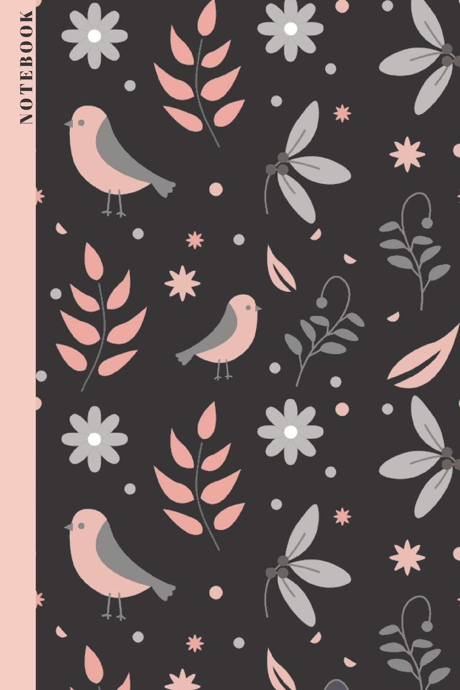 Notebook: Bird Journal For Animal Lovers, Bird Watchers & Hobby Ornithologists with 100 lined pages in 6"x9" in Softcover| Perfect Christmas/Birthday Gift Books