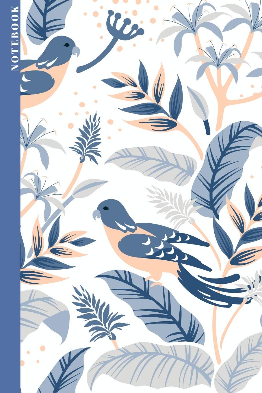 Notebook: Bird Journal For Animal Lovers, Bird Watchers & Hobby Ornithologists with 100 lined pages in 6"x9" in Softcover| Perfect Christmas/Birthday Gift Books