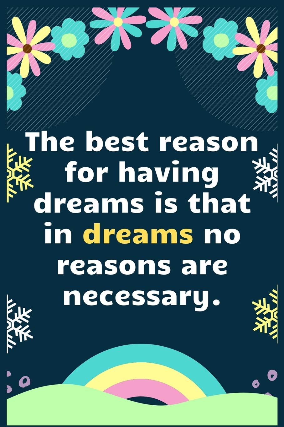 The best reason for having dreams is that in dreams no reasons are necessary: A Dream Diary for Lucid Dreaming and Dream Interpretation , Write Dream Time interpretation and Mood . Essays & Short Stories