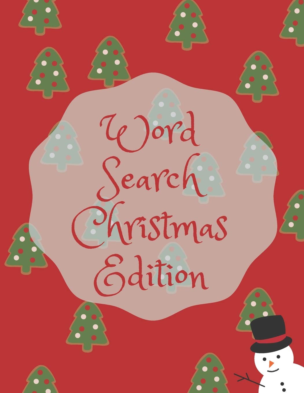 Word Search Christmas Edition: 75 Puzzle Pages With Word Search for Children and Adults! Large Print, Funny Gift For Everyone (75 Pages, 8.5 x 11) Leisure & Fun