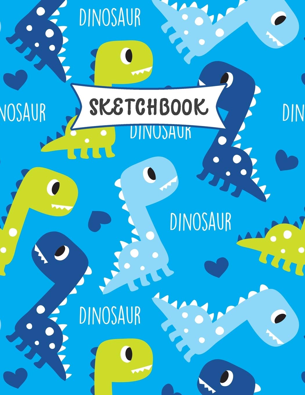 Sketchbook: Dinosauri blocco da disegno per bambini | Libro di schizzi per i più piccoli Manga