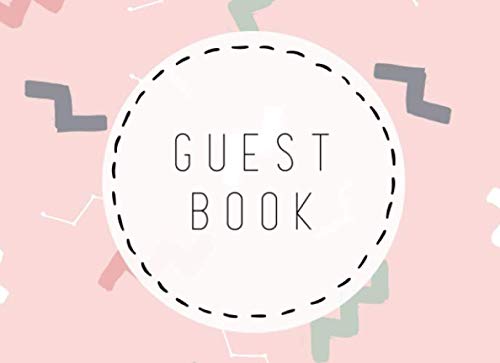 Guest Book: Weddings, Birthdays, Baby Showers, Funeral, Retirement, Guest Room, All Occasion Sign-In Book | Pink Learning & Reference