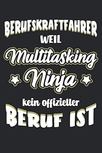 Berufskraftfahrer Notizbuch: nummeriertes A5 Notizbuch Journal Dotted mit Index ñ 120 Seiten Bullet Journal Books