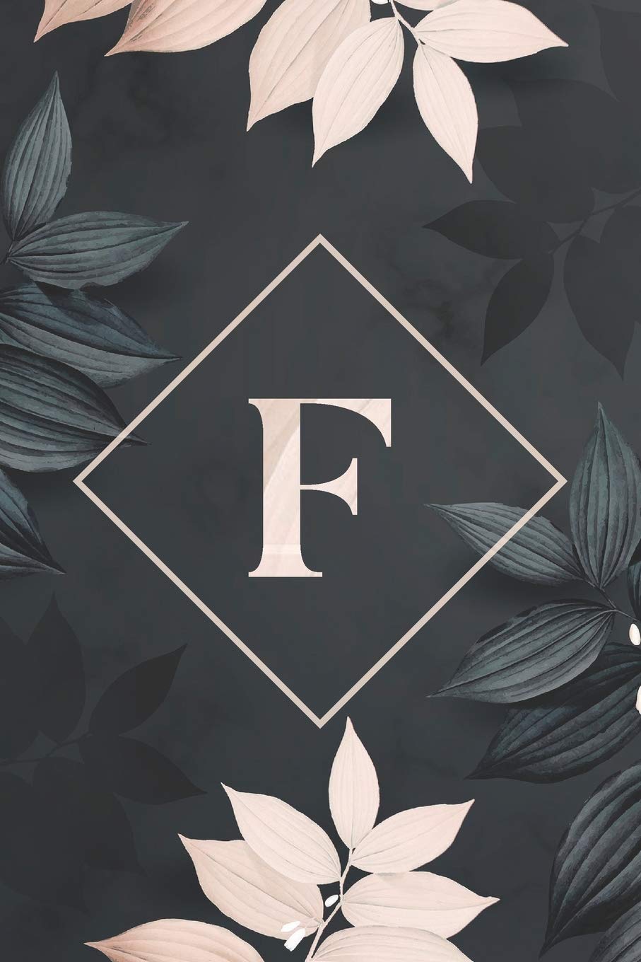 F: Letter F Notebook: F Monogram journal: Floral Monogrammed Gift for Boys, Girls, Men and Women (100 page, Lined, 6x9) Essays & Short Stories