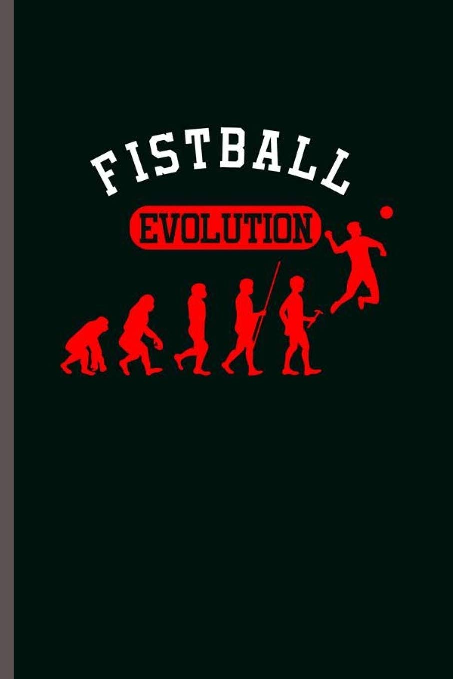 Fistball Evolution: Cool Animated Fistball Shark Design Personalized Birthday Gift For Divers Blank Journal Gift (6"x9") Dot Grid Notebook to write in Contemporary literature