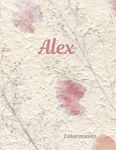 Alex: Pink Petal Personalised Notebook (Large) (Pink Petal Personalised Notebooks, Band 143) Mathematics
