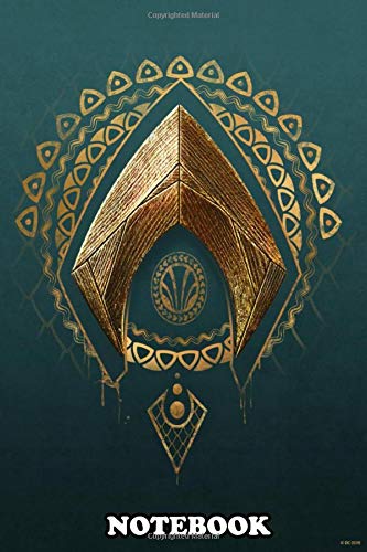 Notebook: Aquaman Logo , Journal for Writing, College Ruled Size 6" x 9", 110 Pages Books