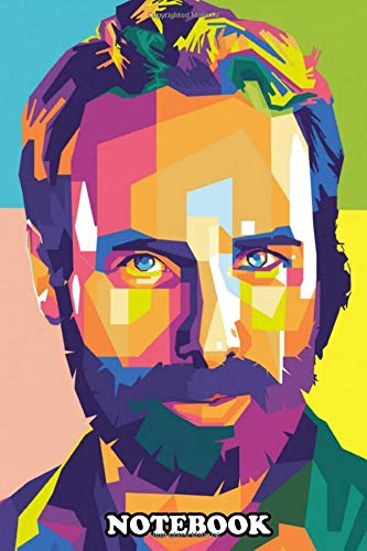Notebook: Rick Grimes The Walking Dead In Wpap , Journal for Writing, College Ruled Size 6" x 9", 110 Pages Books