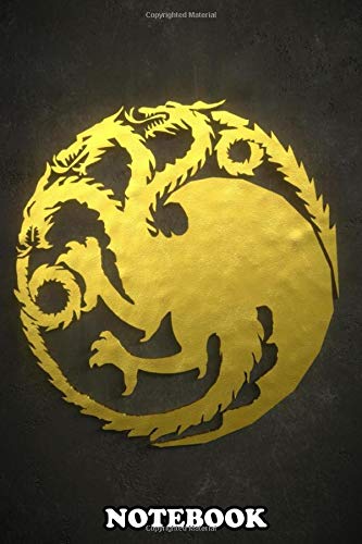 Notebook: Alternative Game Of Thrones Sign Locations , Journal for Writing, College Ruled Size 6" x 9", 110 Pages Books