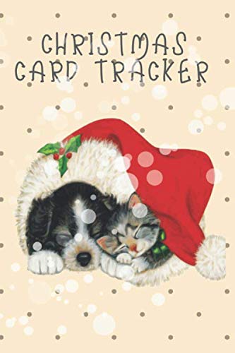 Christmas card tracker: Address book and tracker for the Christmas cards you send and receive. Size 6x9 inches. Cover: gloss paperback. 140 pages Contemporary literature