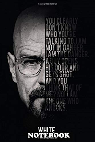 Notebook: The One Who Knocks White , Journal for Writing, College Ruled Size 6" x 9", 110 Pages Books
