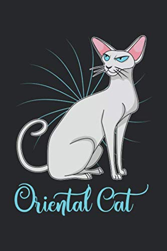 Oriental Cat: Oriental Cat Ukulele Notebook or Gift for Animal Lovers with 110 Pages in 6"x 9" Cat journal for Kitty Cat Lovers Notebook Books