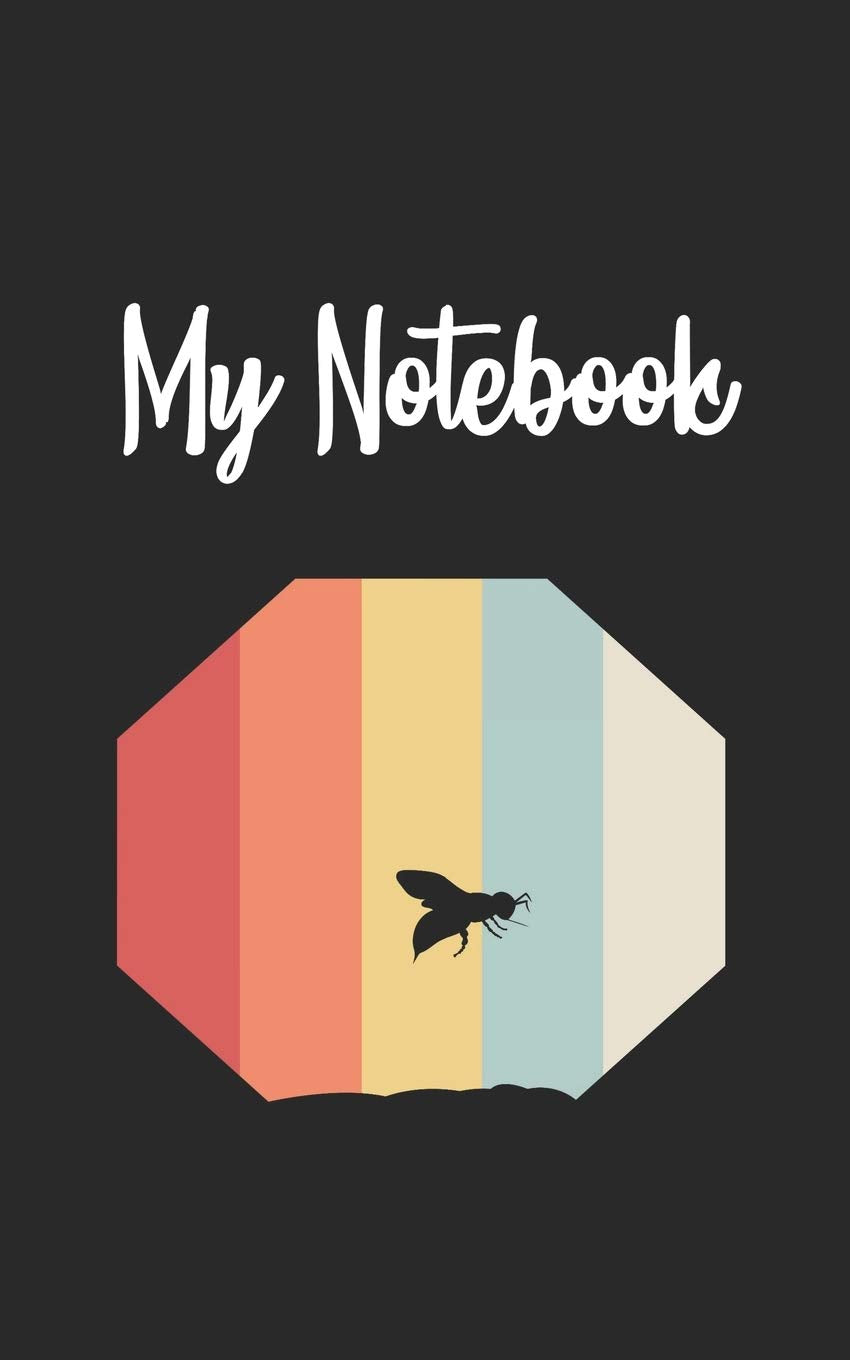 My Notebook: Bee Honey Beekeeping Retro And Vintage Style 100 Pages And Lined Books