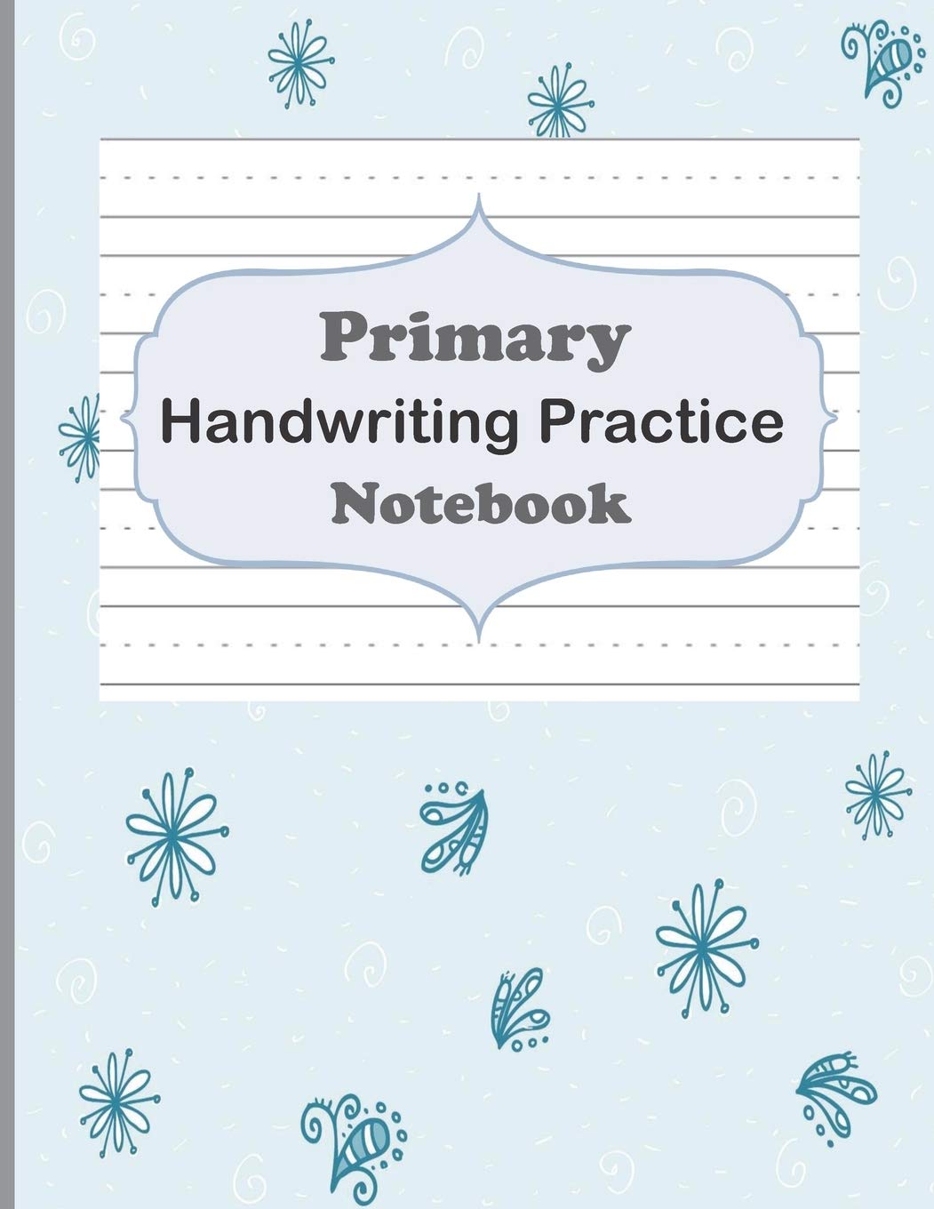 Primary Handwriting Practice Notebook: Dotted Mid-Line Notebook, Handwriting Printing Book, Blank Writing Notebook for Preschool and Kindergarten ... Floral Notebook (Writing Exercise, Band 12) Reading Aloud & Learning to Read