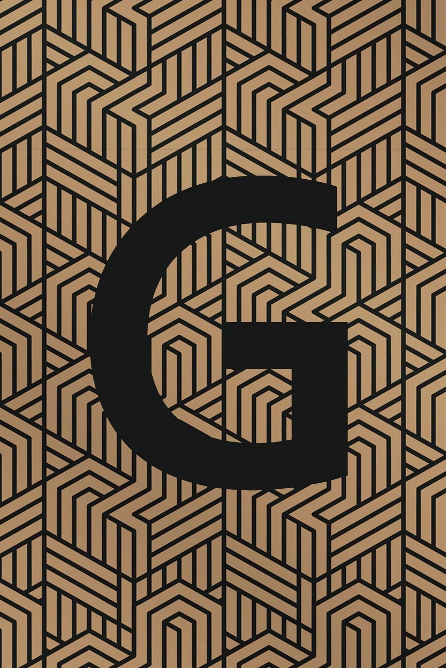 G: Monogram Initial "G" for Man, Woman / Medium Size Notebook with Lined Interior, Page Number and Daily Entry Ideal for Taking Notes, Journal, Diary, ... and Appointments (Modern Monograms, Band 7) Media & Communication