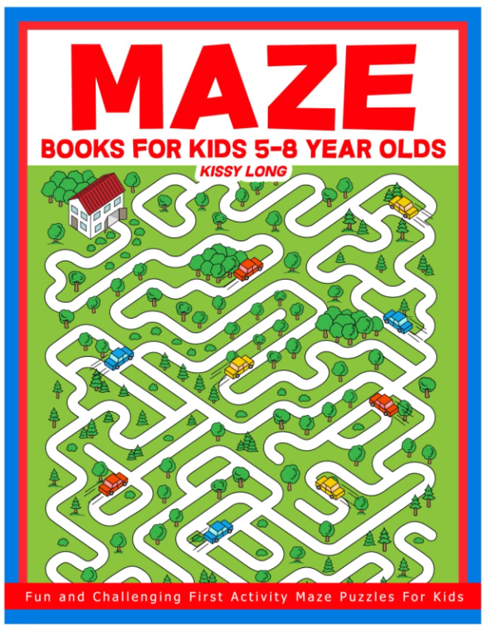 Maze Books For Kids 5-8 Year Olds: Fun and Challenging First Activity Maze Puzzles For Kids Tiptoi & Games