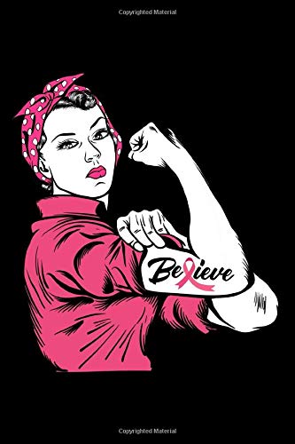 Breast Cancer Awareness Notebook - Believe Women: Purple Ribbon Bullet Journal with 100 College Ruled Lined Paper Pages in 6” x 9” Inch - Composition Book Diary Notepad Cooking & Enjoying