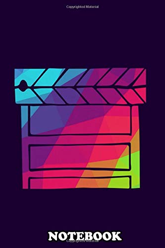 Notebook: Film Movie Rainbow Polygon Or Geomteric This Is Cute A , Journal for Writing, College Ruled Size 6" x 9", 110 Pages Books