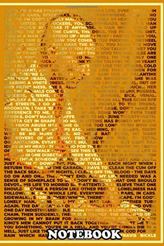 Notebook: Famous Quotes From Awesome Movies In Typography Form , Journal for Writing, College Ruled Size 6" x 9", 110 Pages Books