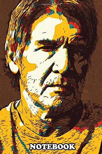Notebook: Harrison Ford Artwork , Journal for Writing, College Ruled Size 6" x 9", 110 Pages Books