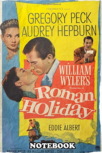 Notebook: Audrey Hepburn , Journal for Writing, College Ruled Size 6" x 9", 110 Pages Books